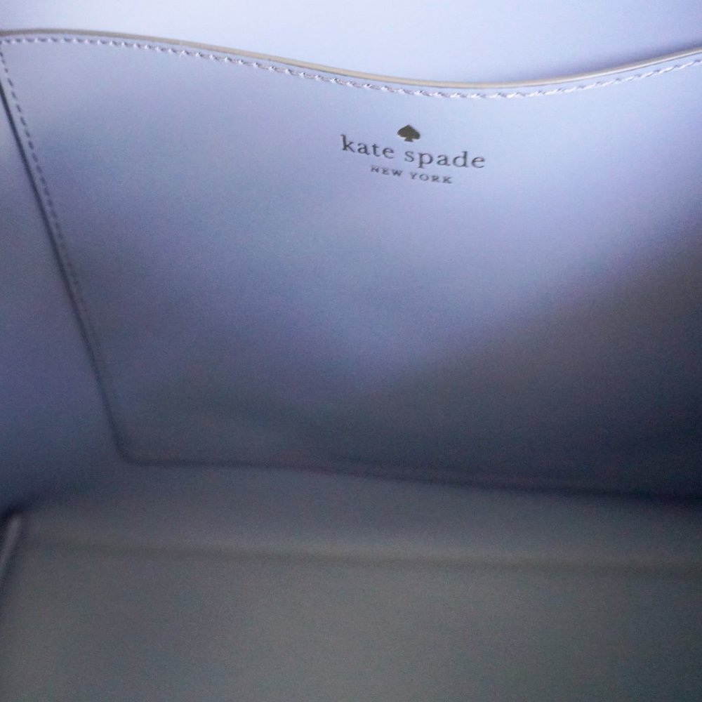 Kate Spade Patrice Large Leather Tote Optic White - Picture 10 of 12